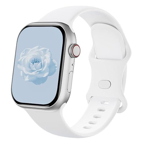 Sycamond Silicone Band Compatible with Apple Watch 41mm 38mm 40mm 49mm 46mm 45mm 42mm 44mm, Replacement Sport Strap Wristband for iWatch Series 11 10 9 8 7 6 5 4 SE Ultra 3 2 1 Women Men - Image 1