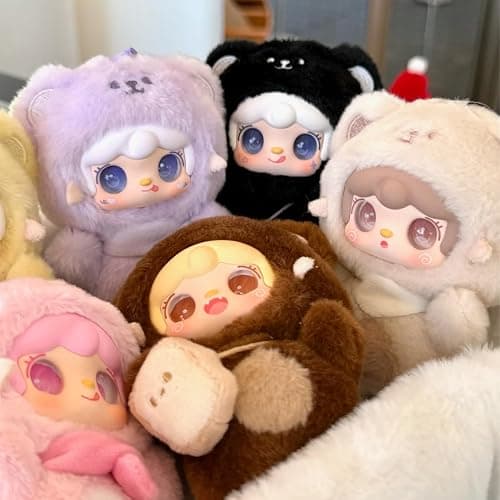 CALEMBOU Plush Blind Box, Cute Yooki Take a Bite of Bear Series Random Vinyl Plush Doll, Kawaii Stuffed Mystery Toys Collectible for Birthday Gift (Yooki-YYKXX-1pc) thumbnail 4