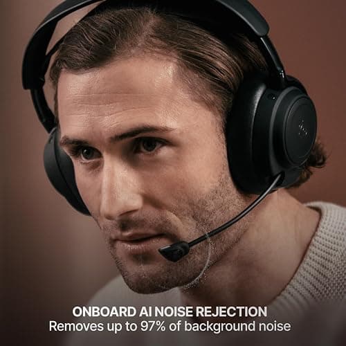 SteelSeries Arctis Nova Elite - Hi-Res Wireless Gaming Headset — 96kHz/24bit — Carbon Fiber Speakers — ANC — AI Noise Rejection — App — 2.4GHz + BT — Multi-Source Mix — OmniPlay PC+PlayStation+Xbox thumbnail 7