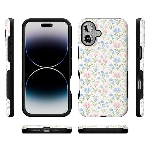 Casely iPhone 16 Plus Case | Pastel Garden | Sunday Best | Bold Protective Design | Compatible with MagSafe thumbnail 9