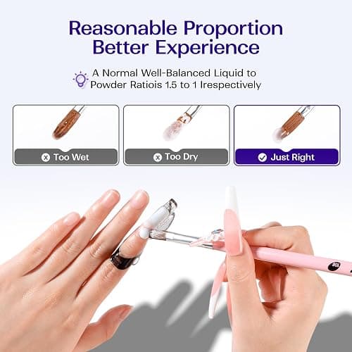 VANSISOS Monomer Acrylic Nail Liquid: 4fl.oz Professional EMA Acrylic Liquid Monomer with Nail Brush for Beginners at Home DIY Nail Salon Use Non-Yellowing MMA-Free thumbnail 3