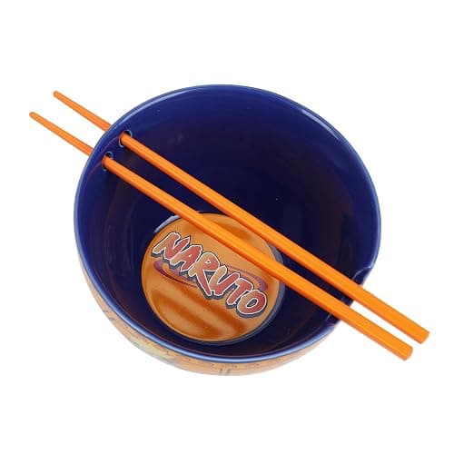 Bioworld Naruto Ceramic Ramen Bowl and Plastic Chopsticks Set thumbnail 4