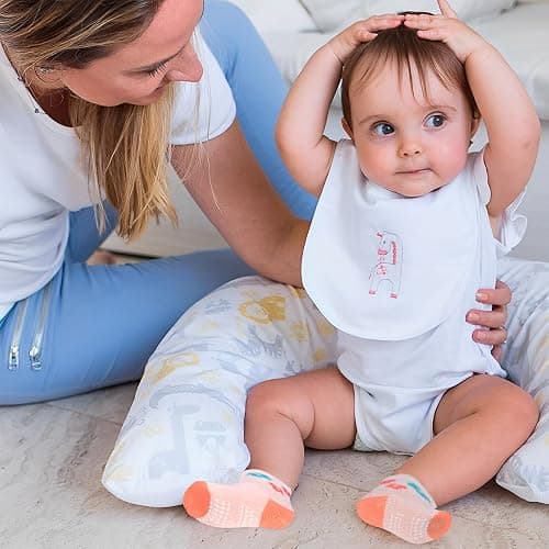 Yafane 12 Paar Baby Socken Stoppersocken Baumwolle Krabbelsocken ABS Kinder Socken Rutschfeste für 0-7 Jahre Kleinkinder Jungen Mädchen - 5-7 Jahre - Mehrfarbig C thumbnail 5