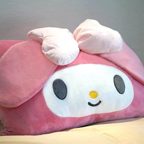 Kawaii Pillowcase,Cotton Pillowcases,Cute Pillow,Pink Bow Pillow Girl Plush Pillow Slips,for Dormitory Decorative Bedroom Livingroom thumbnail 6