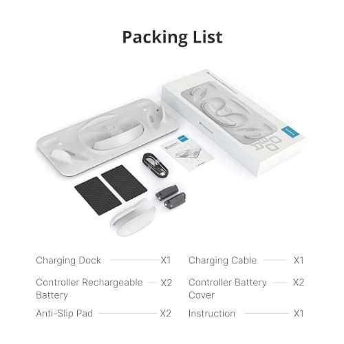 BOBOVR D3 Charging Dock, Wireless Charging for Controller, B100 Fast Charging,Compatible with Quest 3 thumbnail 6