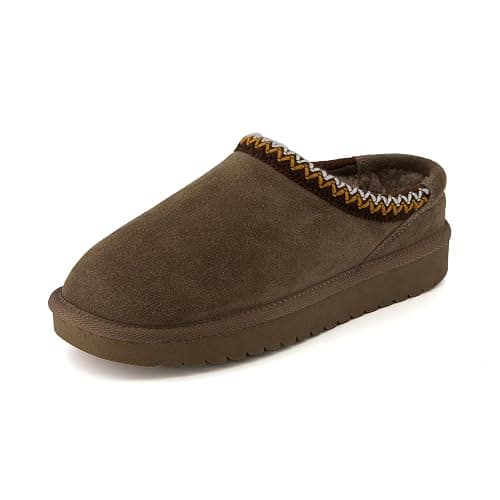 CUSHIONAIRE Keto Womens Slippers Slip-On Suede Mule Slipper - Cozy & Stylish, Memory Foam & Faux Fur Lining, Wide Widths Available thumbnail 9