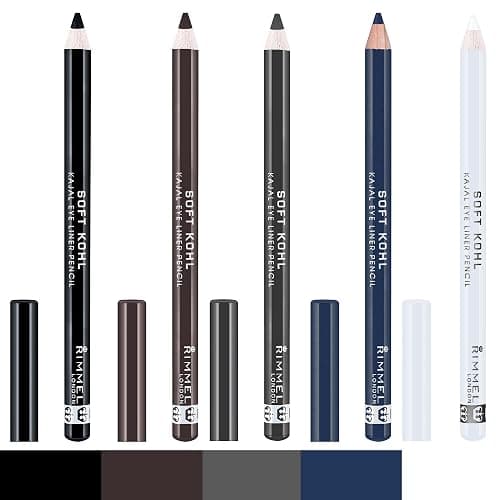 Rimmel Soft Kohl Kajal Professional Eyeliner Pencil, Denim Blue, Long-Lasting, Vibrant Colour, Smudgeable 1.2 grams thumbnail 2