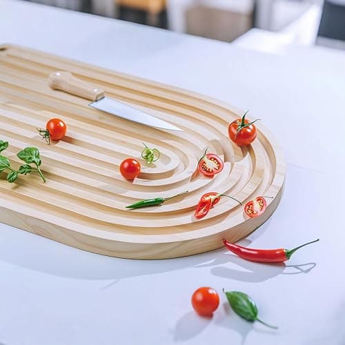 AFAMITOO 2Pcs Wooden Rainbow Arch Decor Set - Boho Chic Aesthetic Shelf & Serving Board - Ideal for Living Room, Kitchen, Home Office Decor thumbnail 9