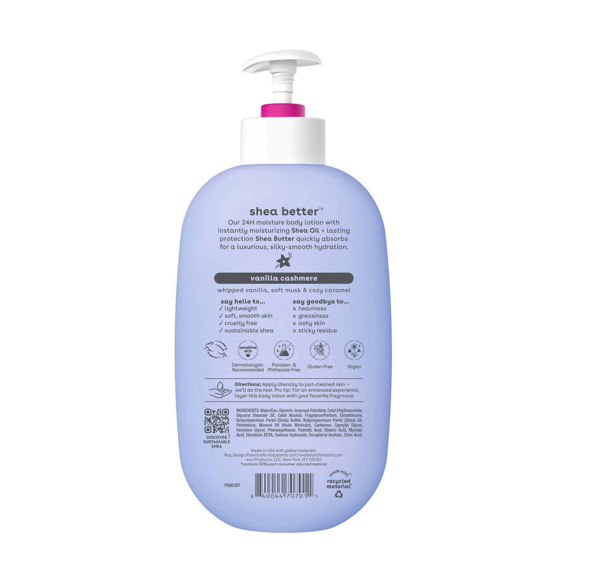 Shea Better 24H Moisture Body Lotion Vanilla Cashmere thumbnail 7