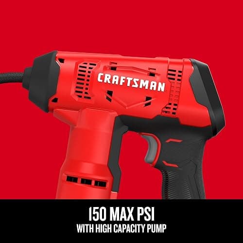 CRAFTSMAN V20 Air Compressor Portable, Cordless Tire Inflator, Up To 150 PSI Tire Pump, with Digital Pressure Gauge, Tool Only (CMCE521B) thumbnail 7