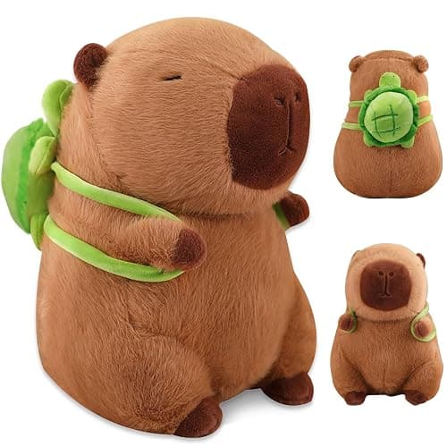 Juguete de Peluche Capybara Realista, 33CM, Simulación Carpincho, Animal de Peluche de Capibara, Regalo de Cumpleaños para Niños (M1) - Image 1