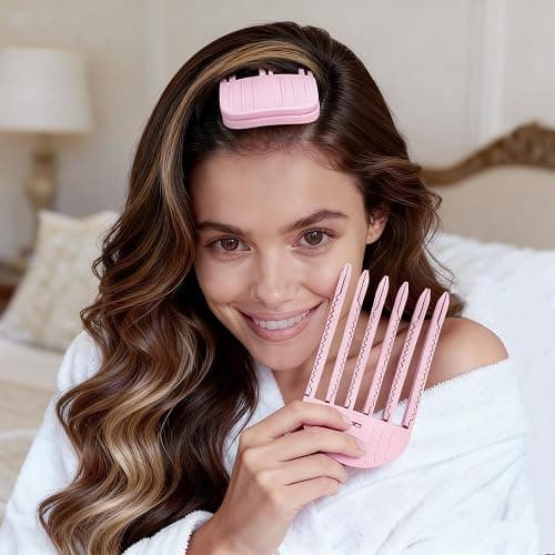 MiUWUU 2PCS Hair Volume Clips Root Booster Clips For Women Hair Volume Clip Styling Tools Pink thumbnail 4