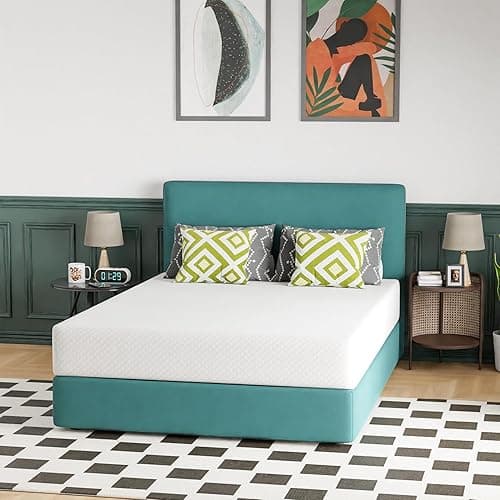 FDW | 10 Inch Queen Mattress | Medium Firm | Gel Memory Foam Mattress | White | Bed in a Box, CertiPUR-US Certified | Pressure Relief, Cooling Ventilated Foam | Washable Removable Cover thumbnail 8