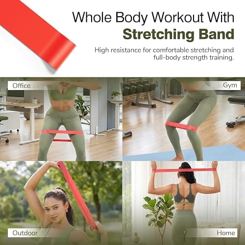 LTHTRADE 5 in 1 Foam Roller Set - Foam Roller for Legs, Muscle Roller Stick, Massage Ball, Resistance Band for Physical Therapy & Deep Tissue Muscle Massage (Black) thumbnail 6