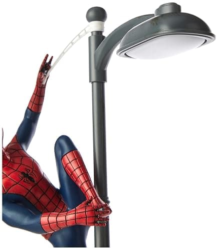 Spider-Man Paladone | Marvel Spiderman Desk Lamp | Officially Licensed Disney Light | Marvel Streetlight Spotlight | Gift for Multiverse Fans | Avengers Desk Light | Peter Parker Table Lamp thumbnail 5