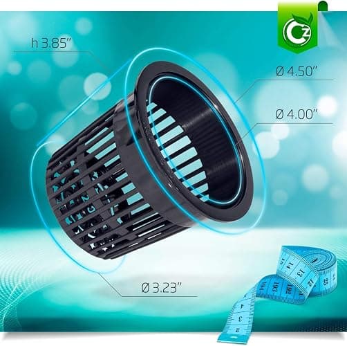 4 inch Net Pots Cz Garden All Star Round Heavy Duty Net Cups WIDE LIP Design - Orchids, Aquaponics, Hydroponics Slotted Mesh thumbnail 3