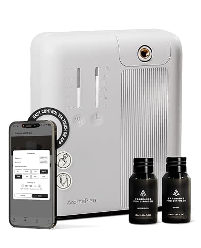 AromaPlan 5 Star Collection Cold Air Scent Diffuser, Whole House (2 Scents Included)- Waterless Smart Aroma, Scent &Time Adjust., App Control, HVAC | Home, Commercial, Hotel | Large Room, 2,000 sq.ft - Image 1