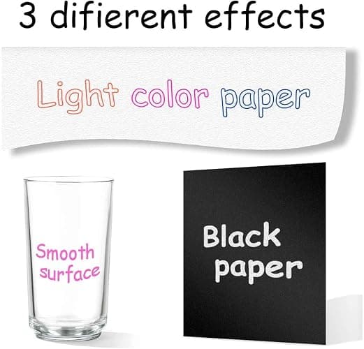ECtury Glitter Pens Outline Marker Pens, Teenage Girls Gifts, Easter Gifts for Kids, 12 Colouring Pens Outline Pens for Scrapbook, Art Supplies, Arts and Crafts for Kids, Gifts for 4-12 Year Old Girls - 12 Colors thumbnail 4