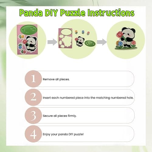 LNCHENQI 20 Pack of Animal Panda Party Mini Building Set, Goodie Bag Fillers, Suitable for Birthdays, Easter, Christmas, Valentine's Day, for Adults or Teenagers Aged 14+ thumbnail 5