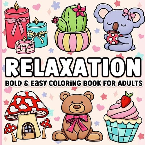 Coloring Book for Adults Relaxation: Bold and Easy - Image 1