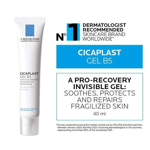 La Roche Posay Cicaplast Face Gel & Serum, Suitable for all Skin Types, Fragrance Free, Dermatologist Recommended thumbnail 2