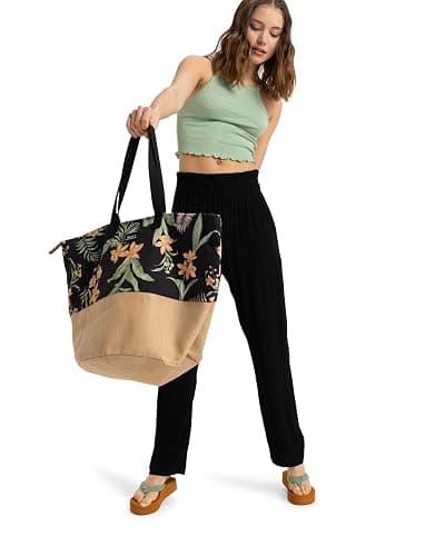 Roxy Women's Beach Tote Bag | Travel | Vacation | Straw | Lightweight | Breathable thumbnail 3