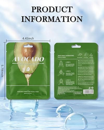 Face Masks Skincare Kit,12 Pack Variety Moisturizing Face Sheet Masks, Hydrating Calming Brightening Face Masks for All Skin Type, Sheet Facial Mask Set Birthday Spa Party Gift for Teens Girls Women-D thumbnail 7