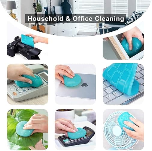 Cleaning Gel for Car Detailing Putty Car Vent Cleaner Goo Cleaning Putty Gel Auto Detailing Tools Car Interior Cleaner Dust Cleaning Mud for Cars Dust Cleaner Slime Keyboard Cleaner Gel (1Pack) thumbnail 5