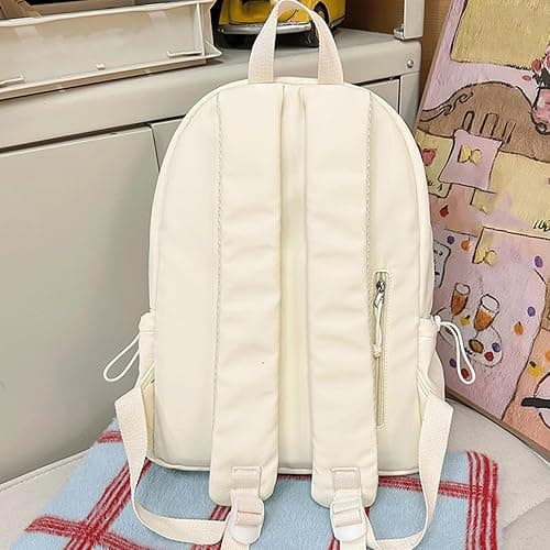 Tarvione Cutecore Backpack Cute Daypack with Wings Kawaii Sweet Coquette Fun Novelty Nylon Bag with Zipper for Women(Pink) thumbnail 6