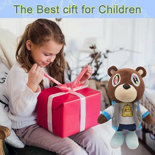Cute Plush Bear Toy 10 inch Soft Stuffed Animal Perfect Graduation Gifts for Kids Fans Boys and Girls thumbnail 5