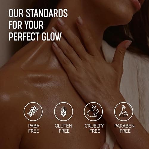 HAOTIME Tanning Lotion, Fast Tan Accelerator for Natural Browning, Deep Dark Tan with Beta-Carotene, Vitamins C & E, Natural Oils, Hydrating, Non-Greasy, Water-Resistant, Outdoor Tanning Gel, 5 Fl Oz thumbnail 7