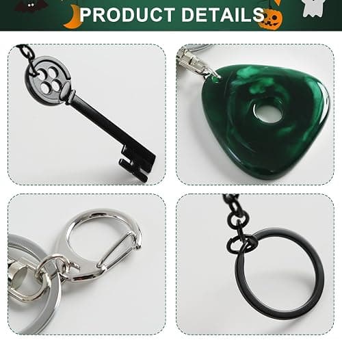 Cumwoen Key and Stone Keychains Matching Set Pendant Key Chains Accessories thumbnail 3
