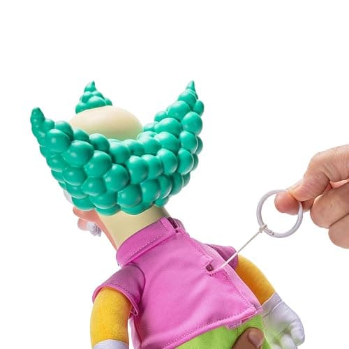 Disney The Simpsons Talking Krusty Doll Plush, 16-Inches Tall Good and Evil Krusty Pull String Doll Toy, from The Classic Treehouse of Horror III Episode thumbnail 3