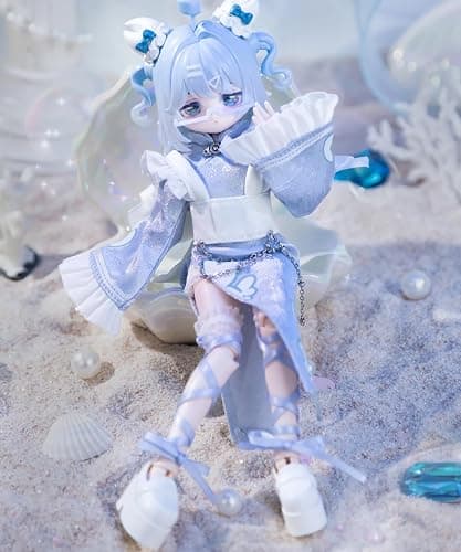 CALEMBOU BJD Blind Box, Ocean Gemstone Series 18cm Ball Jointed Doll, Cute Dress Up Doll with Joints, Collection Action Figure for Birthday Christmas thumbnail 3