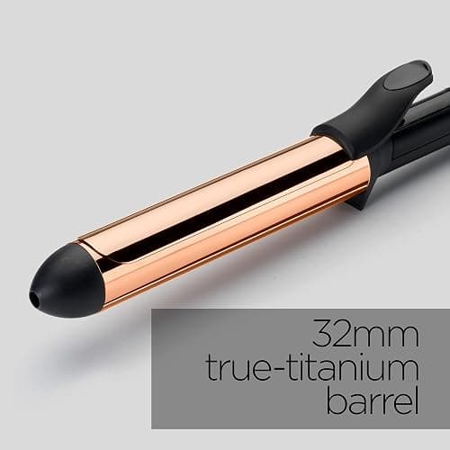 BaByliss Titanium Brilliance Curls - 32mm Hair Curler, for Large Curls and Soft Waves, Quality Titanium Coating, 6 Heat Settings up to 210°C, 2357U thumbnail 5