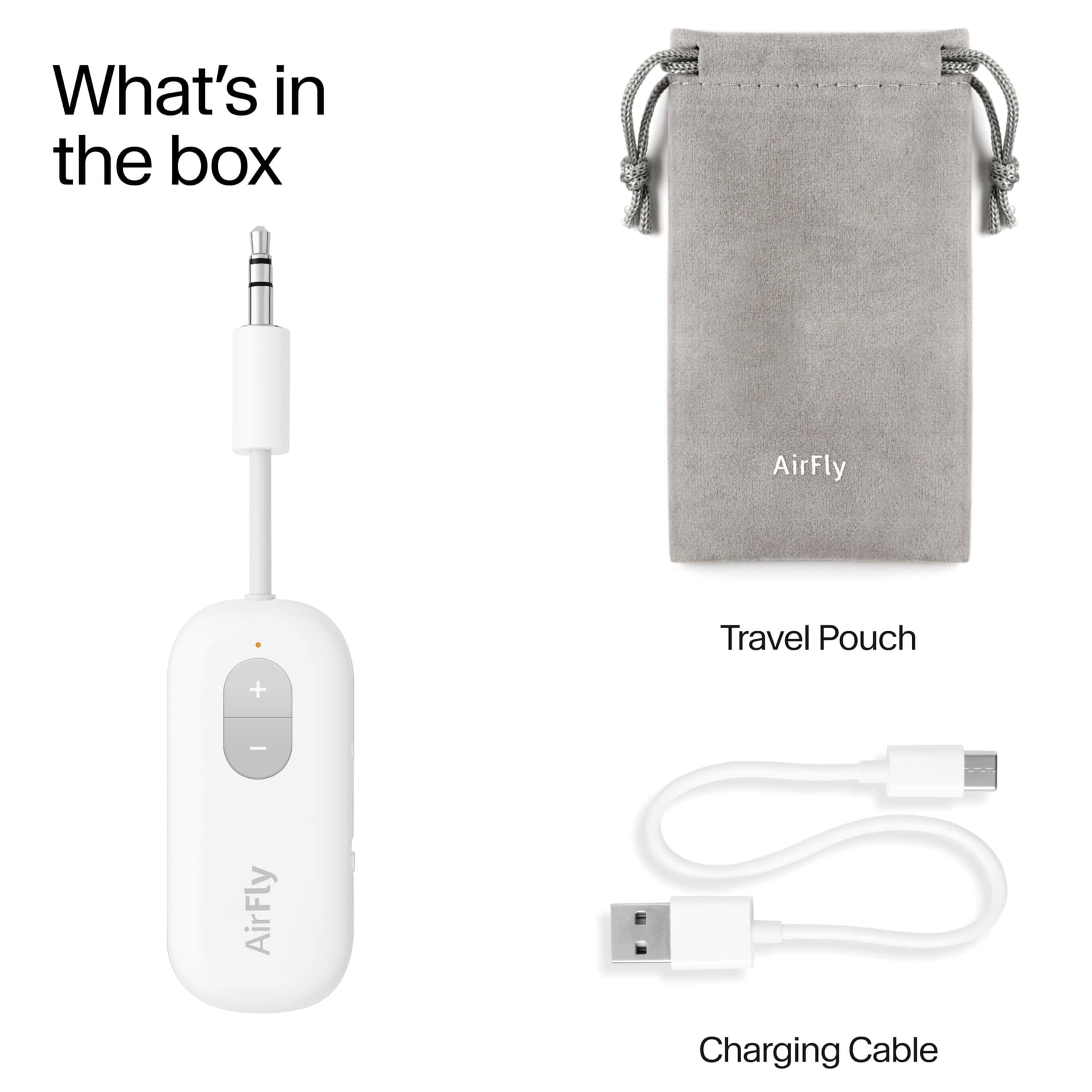 Twelve South 4353 Airfly SE | Wireless Transmitter/Receiver with Audio Sharing for Up to 2 Airpods/Wireless Headphones to Any Audio Jack for use On Airplanes, Boats or in Gym, Home, Auto thumbnail 9