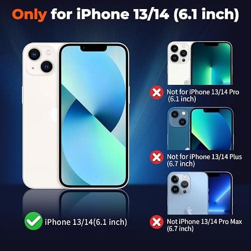 zapica Magnetic for iPhone 13 Case & iPhone 14 Case, [Compatible with MagSafe] [Military Grade Drop Protection] Translucent Matte Shockproof Anti-Scratch Phone Cover, Black thumbnail 2