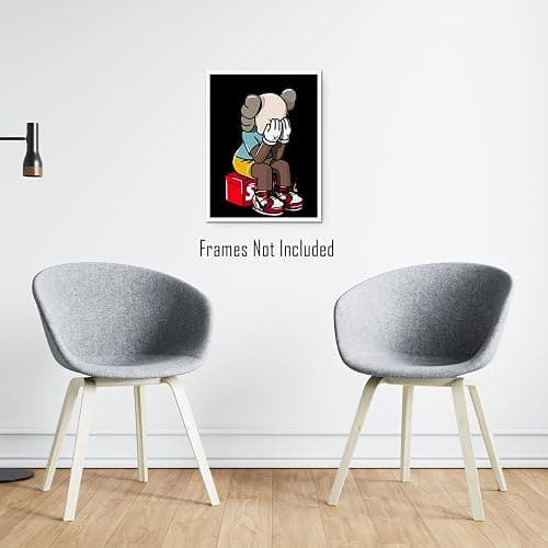 Brooke & Vine Hypebeast Room Decor (UNFRAMED 12 x 16) Michael Jordan Shoes Sneaker Poster Sneakerhead Posters Air Jordans Teen Boy Room Girl Room Wall Art Prints Bedroom, Dorm, Desk - K Original thumbnail 3