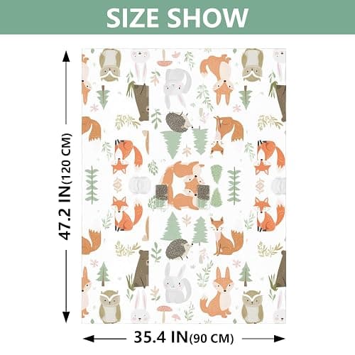 Bush Animal Fox Infant Car Seat Cover Baby Girls Stroller Carseat Covers Canopy Muslin Breathable Soft Lightweight Sun Shade Universal Fit thumbnail 3