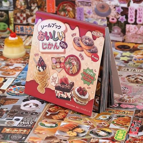 Alideco 30pcs Scrapbook Stickers Vintage Gourmet Desserts Sticker Book for Adults Sticker journaling Stickers for Scrapbooking (shiquxiaoguan) - Shiquxiaoguan thumbnail 6