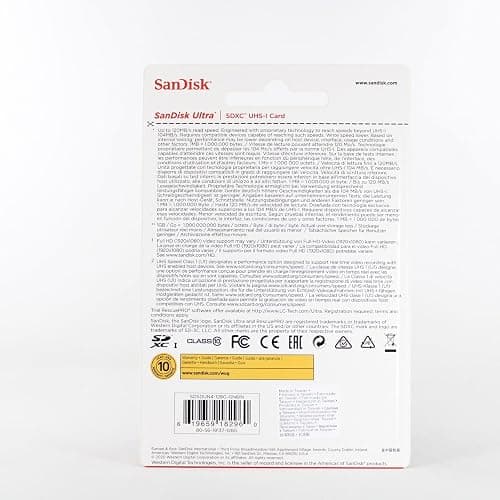 SanDisk Ultra Plus SD Card, 128GB, SDSDUNB-128G-GN6IN thumbnail 3