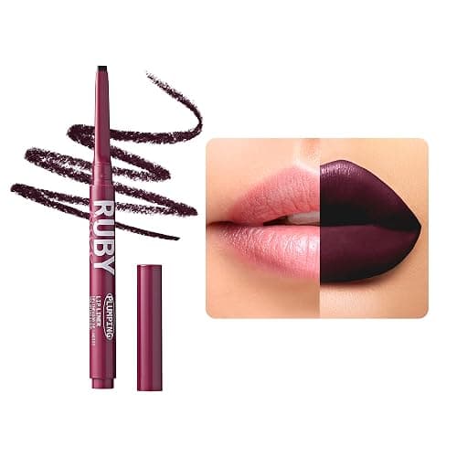 Ruby Kisses Plumping Effect Lip Liner, Semi Matte, Smudge Proof, High Pigment, Medium to Full Coverage Makeup, Precise Tip, Bold Color Lip Plumper - Image 1