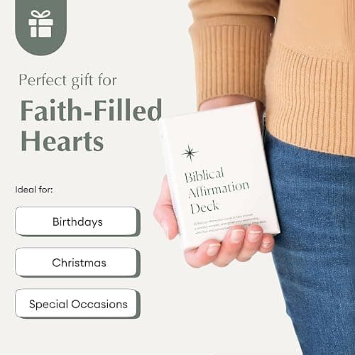 Christian Journal Co. 52 Prayer Cards | Biblical Affirmation Card Deck | Christian Verses for Women & Men | Build Positivity & Deepen Your Faith | Ideal Spiritual Gift | Presented in Quality Box thumbnail 4