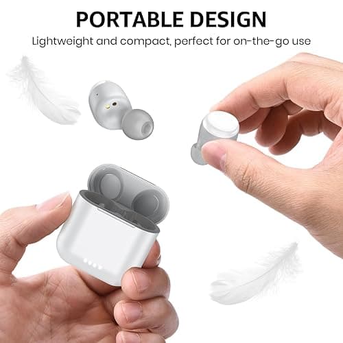 TOZO T6 Wireless Earbuds, IPX8 Waterproof Ear Buds, Stereo Bass Sound Bluetooth 5.3 Headphones in Ear, 50 Hours Playtime Earphones, Wireless Charging Case, Custom 32 EQ via APP thumbnail 7