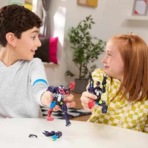 SPIDER-MAN Marvel MixMashers Venom vs. Venomized, Custom Action Figure & Accessories 2-Pack, 5-Inch-Scale Super Hero Toys for Kids Ages 4+ (Amazon Exclusive) thumbnail 7