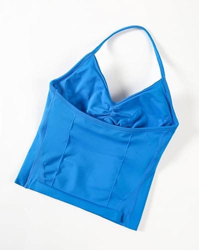 AUROLA Women's Influence Longline Strappy Halter Workout Tank Top thumbnail 4