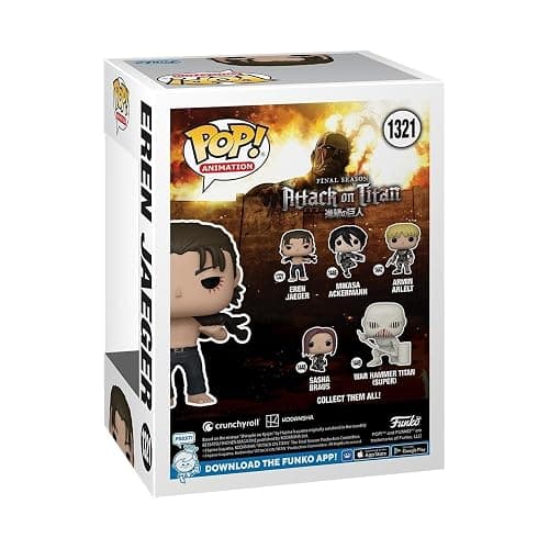 Funko POP! Animation: AoT - Eren Jaeger Jeager - Attack on Titan - Collectable Vinyl Figure - Gift Idea - Official Merchandise - Toys for Kids & Adults - Anime Fans - Model Figure for Collectors thumbnail 3