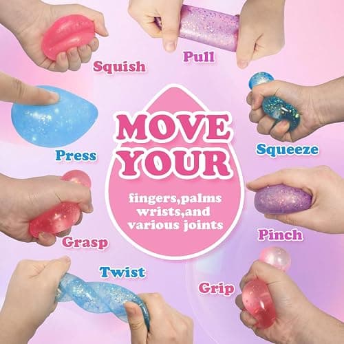 Squishy Drop Stress Balls Fidget Toy for Adults Water Drop Anxiety Relief | Squeeze Toys,Fidget Toys for Kids with Autism Stress Drop Gifts Anxiety Relief Office Classroom Prize Toys thumbnail 4