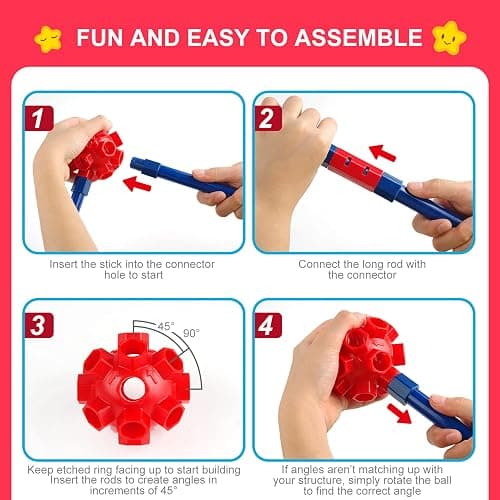Fort Building Kit for Kids,STEM Construction Toys, Christmas & Birthday Gift for 4 5 6 7 8 9 10 11 12 Years Old Boys and Girls,Ultimate Creative Set for Indoor & Outdoors Activity,140 Pcs,Original thumbnail 4