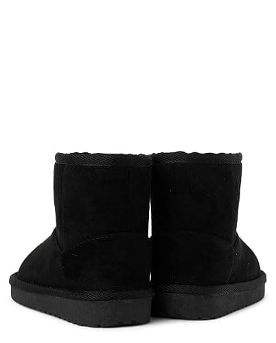 The Children's Place girls Baby Girls and Toddler Classic Ankle Boots, Faux Fur Lined thumbnail 4